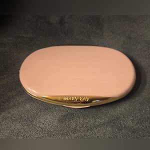 Vintage Pink Mary Kay Compact With Powder And Brush - New